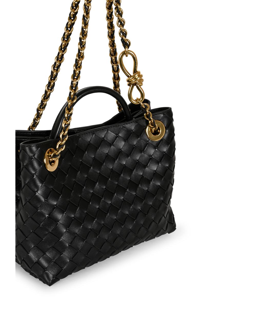 BOTTEGA VENETA Черная сумка через плечо, фото 8