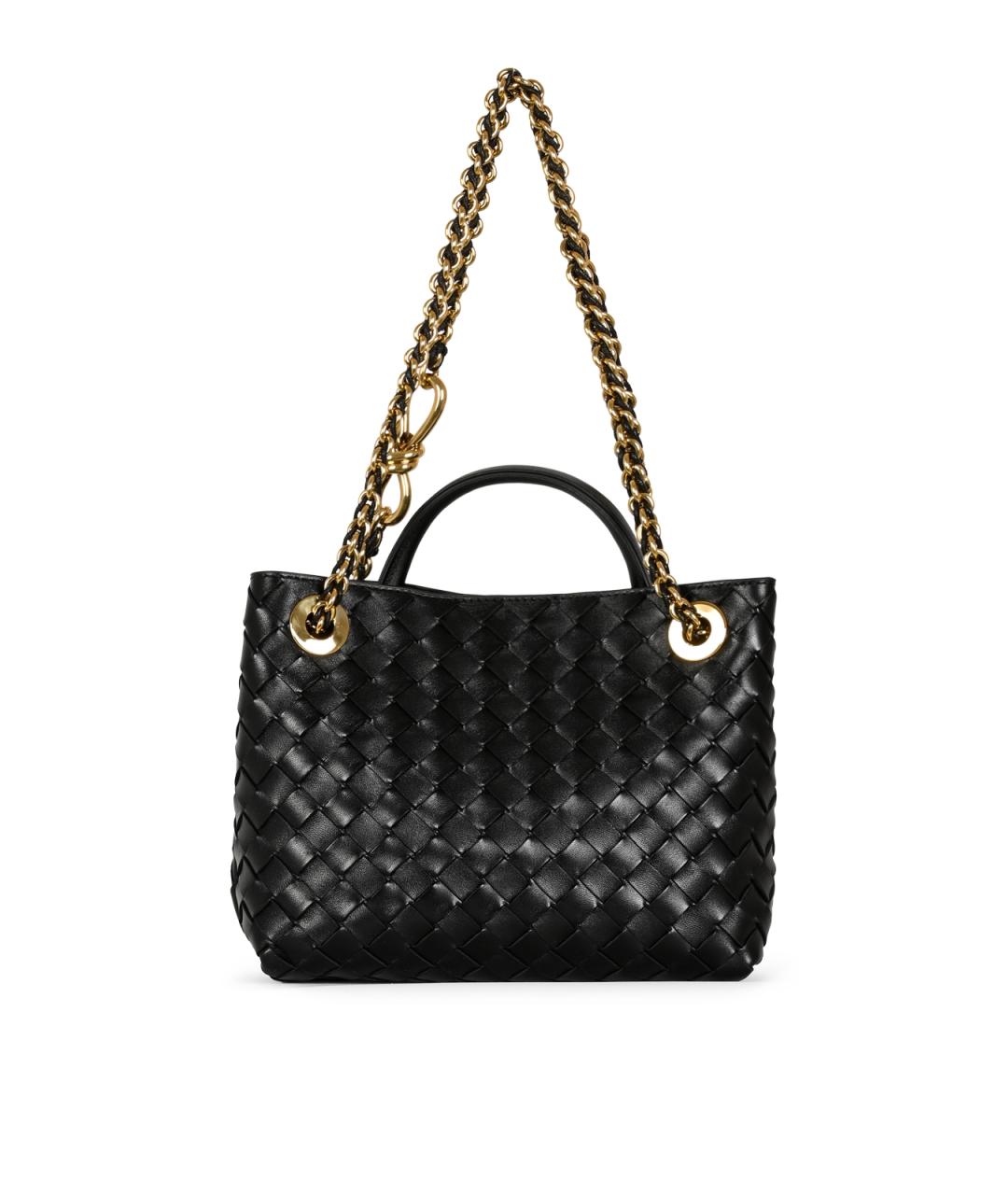 BOTTEGA VENETA Черная сумка через плечо, фото 6