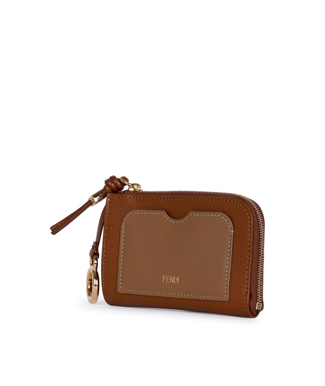 FENDI Коричневый кошелек, фото 2