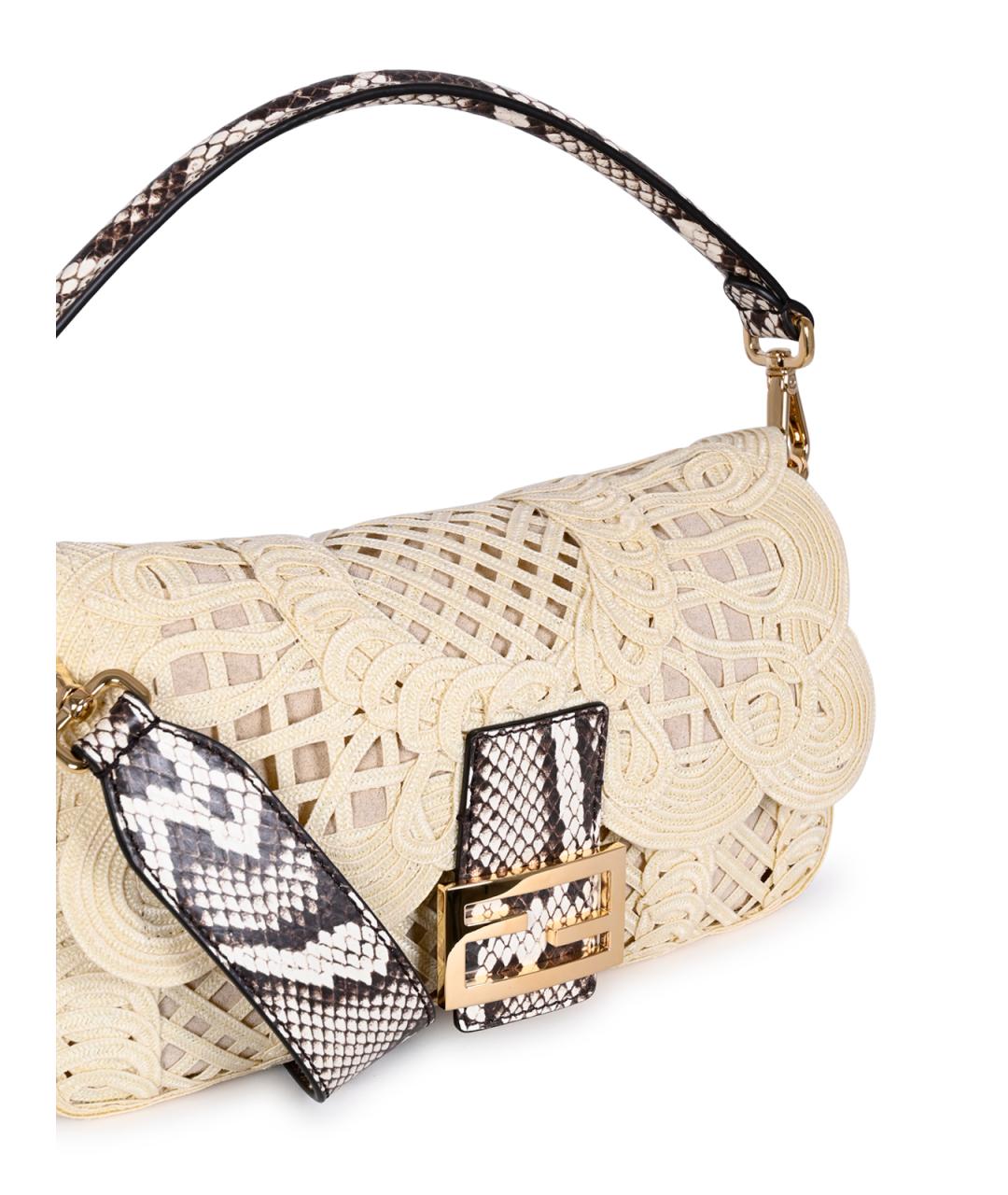 FENDI Бежевая сумка тоут, фото 7