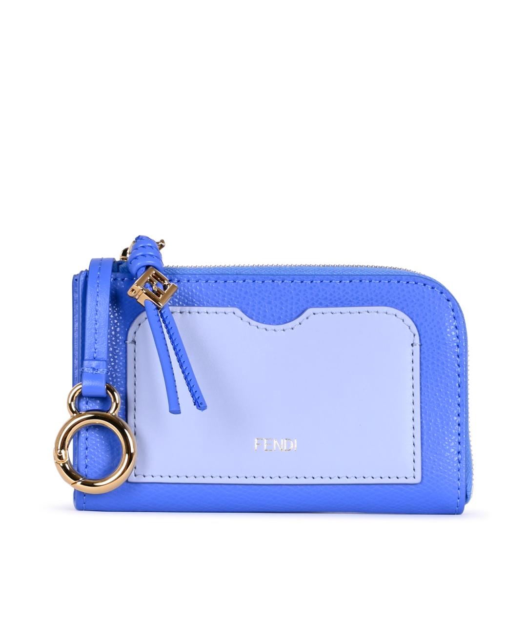 FENDI Синий кошелек, фото 1