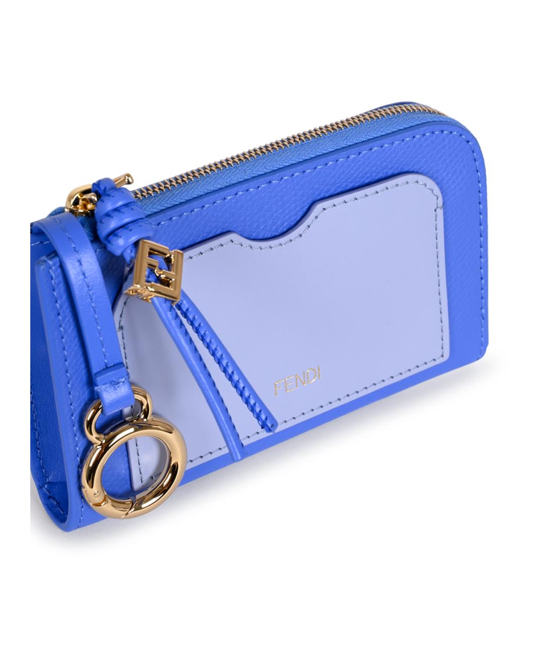 FENDI Синий кошелек, фото 4
