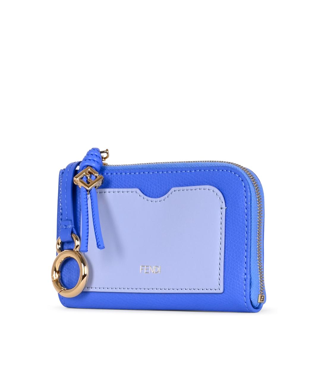 FENDI Синий кошелек, фото 2