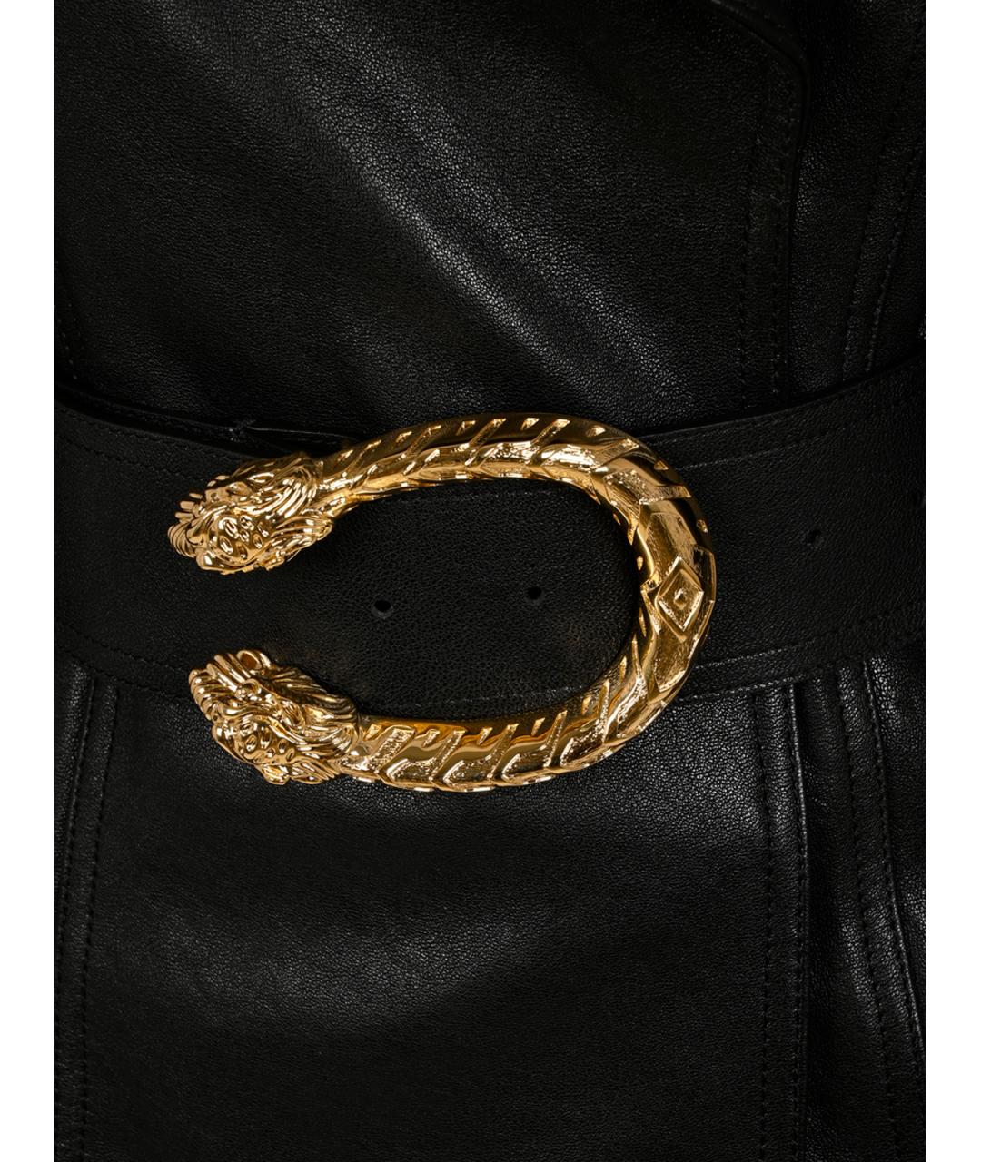 GUCCI Черная кожаная куртка, фото 3