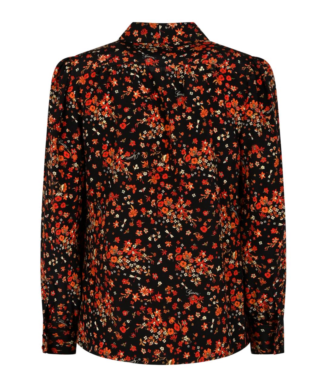 GUCCI Мульти шелковая рубашка, фото 2