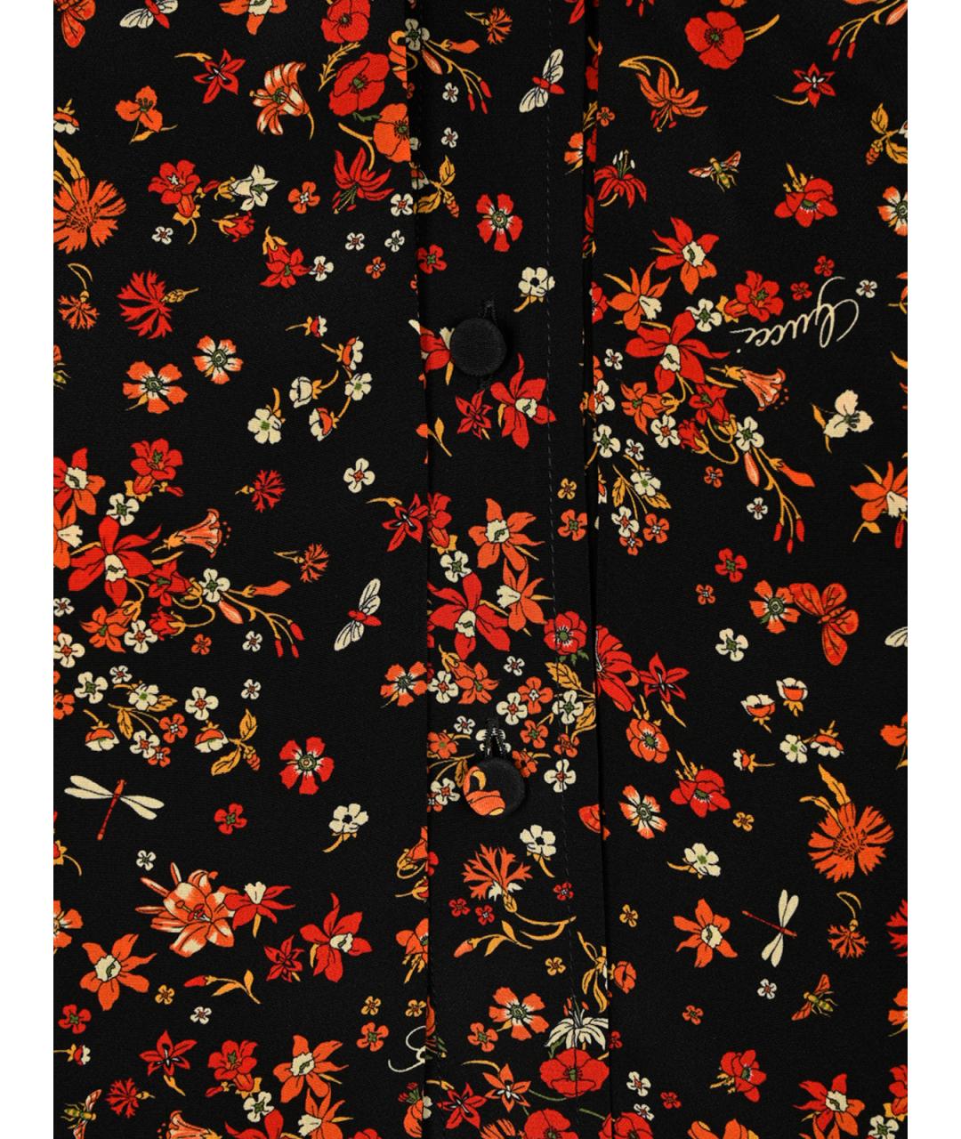 GUCCI Мульти шелковая рубашка, фото 3