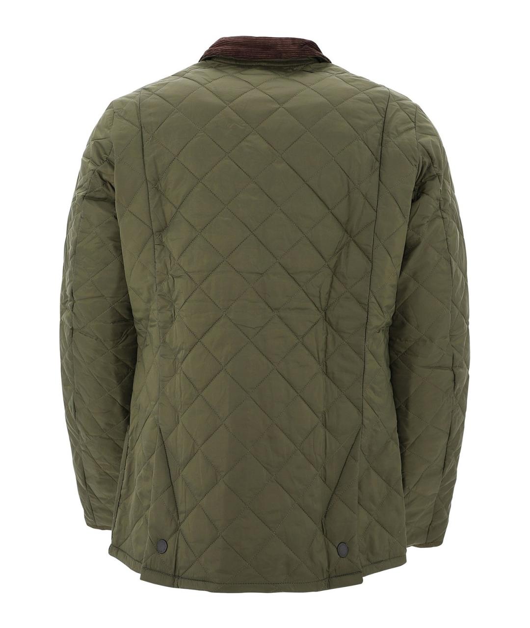BARBOUR Зеленая полиамидовая куртка, фото 2
