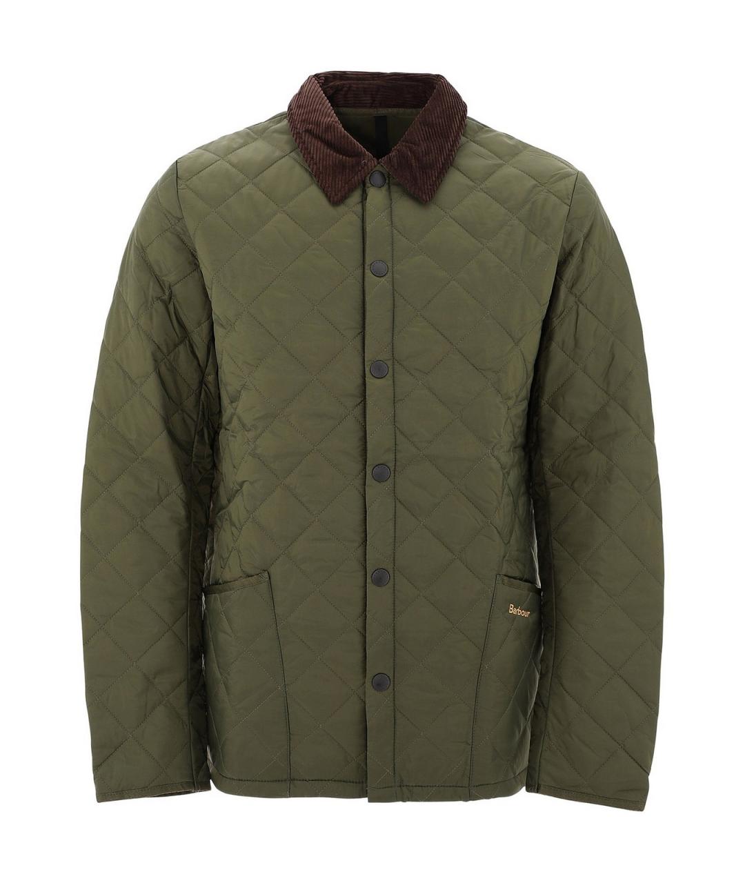 BARBOUR Зеленая полиамидовая куртка, фото 1