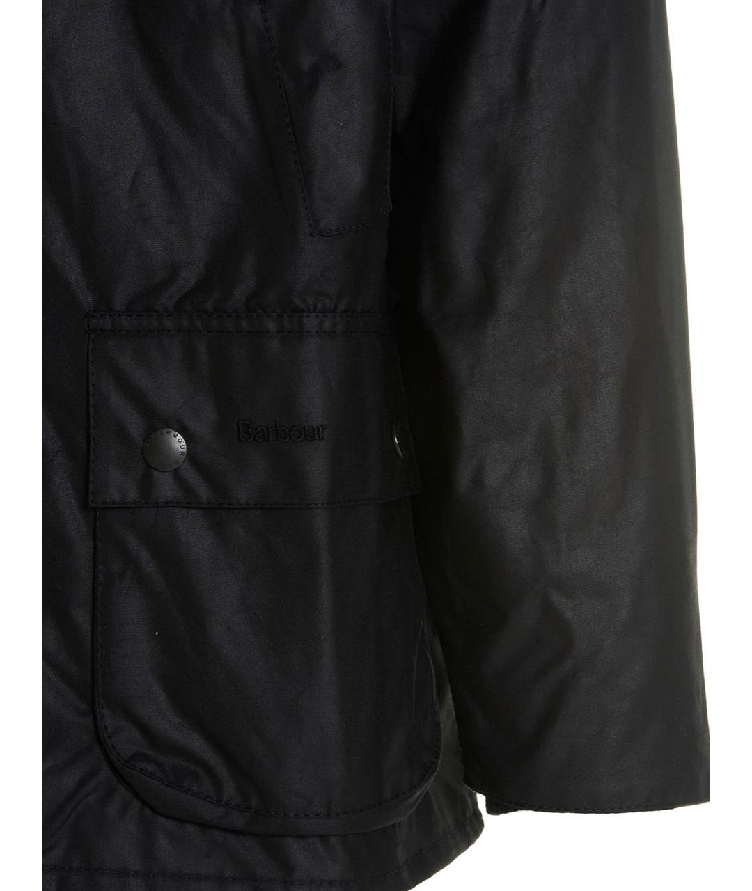 BARBOUR Черная хлопковая куртка, фото 4