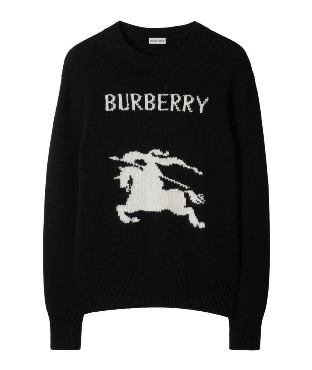 BURBERRY Черный джемпер / свитер, фото 1