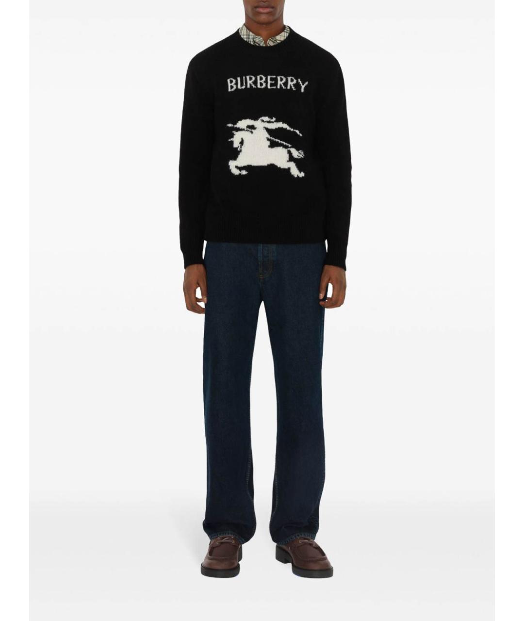 BURBERRY Черный джемпер / свитер, фото 2