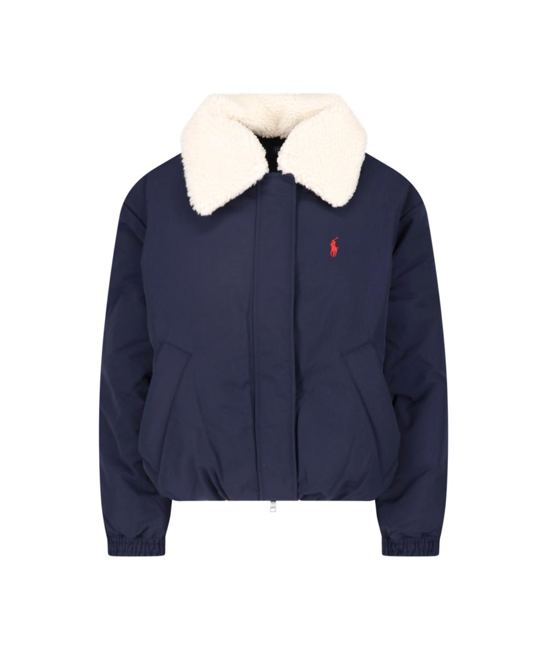 POLO RALPH LAUREN Синяя полиэстеровая куртка, фото 1