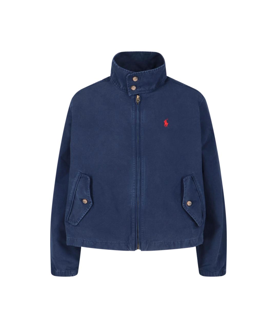 POLO RALPH LAUREN Синяя хлопковая куртка, фото 1