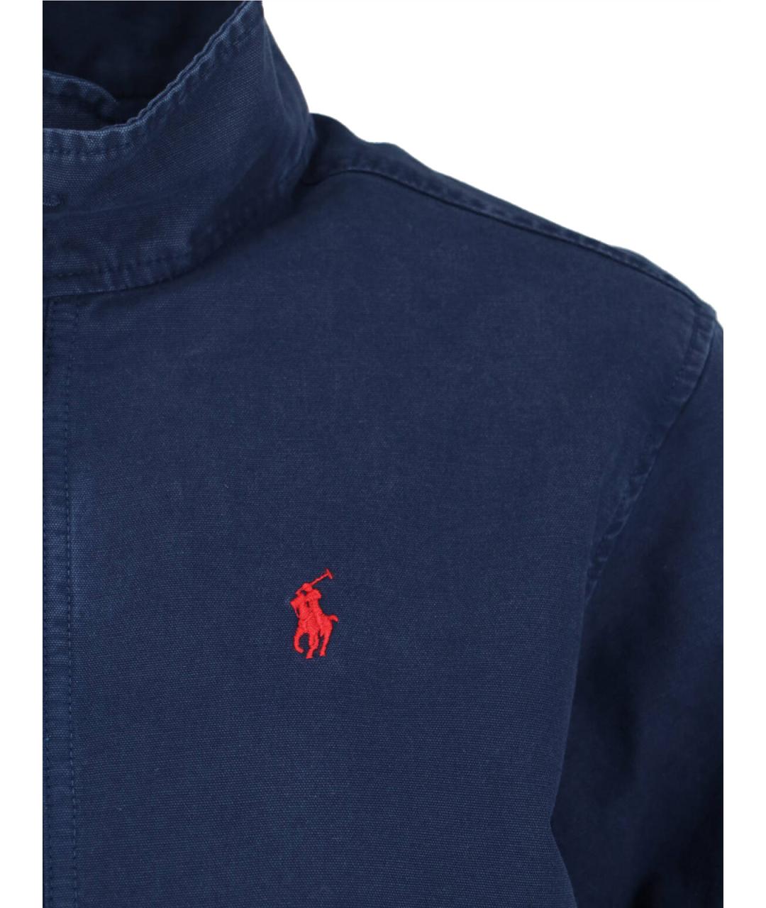 POLO RALPH LAUREN Синяя хлопковая куртка, фото 4