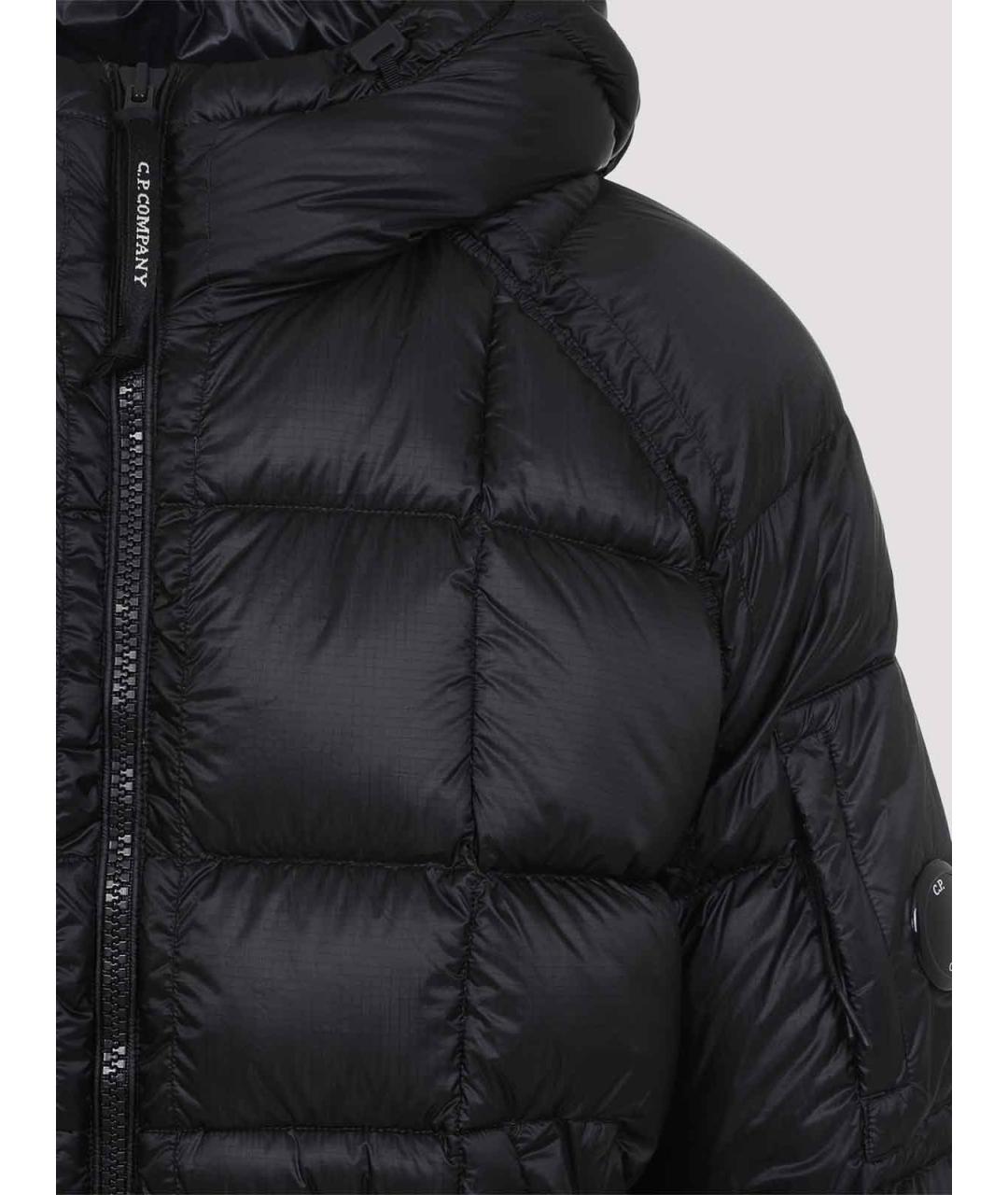 CP COMPANY Черная полиамидовая куртка, фото 4