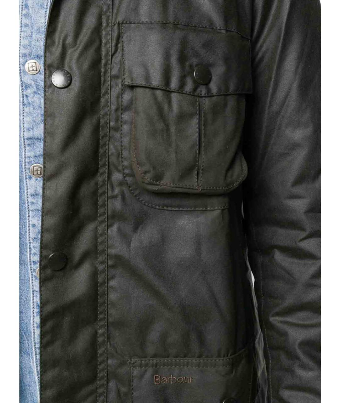 BARBOUR Коричневая хлопковая куртка, фото 5