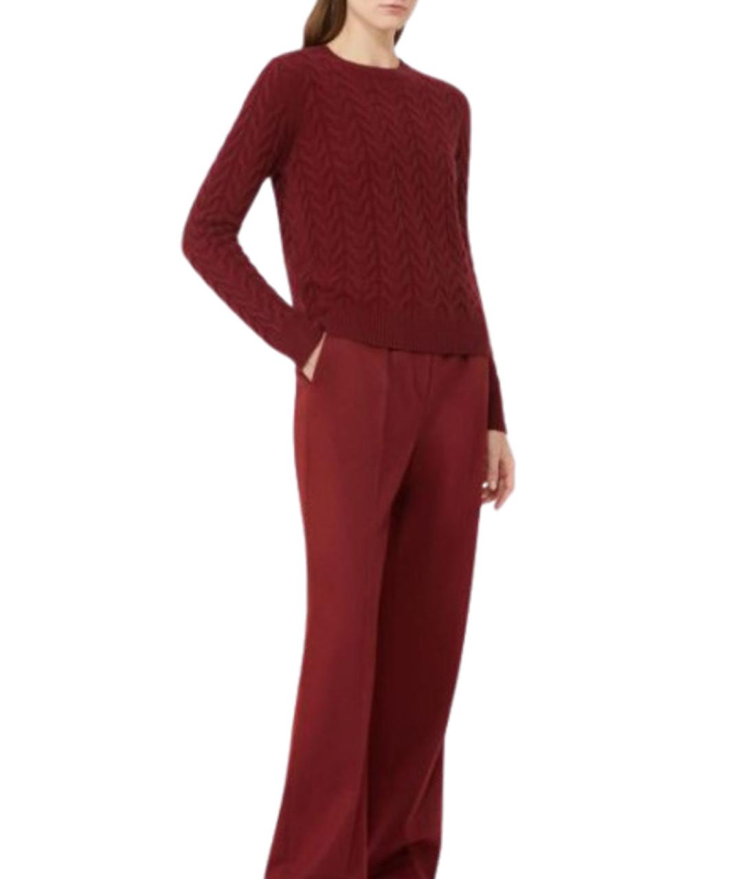 MAX MARA Красный кашемировый джемпер / свитер, фото 2