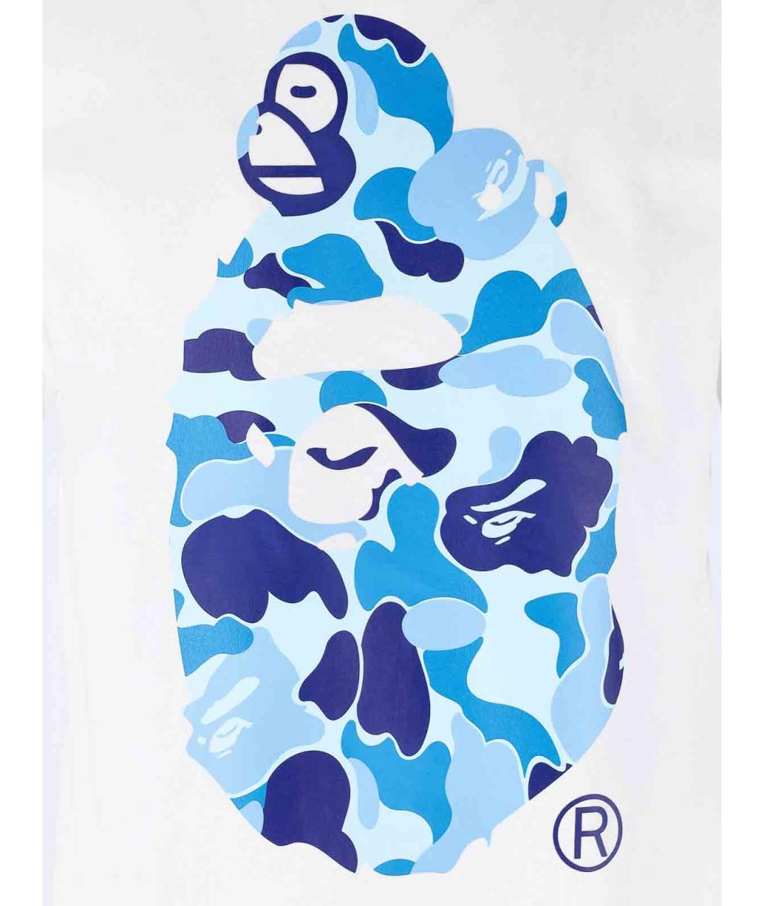 BAPE Белая хлопковая футболка, фото 3