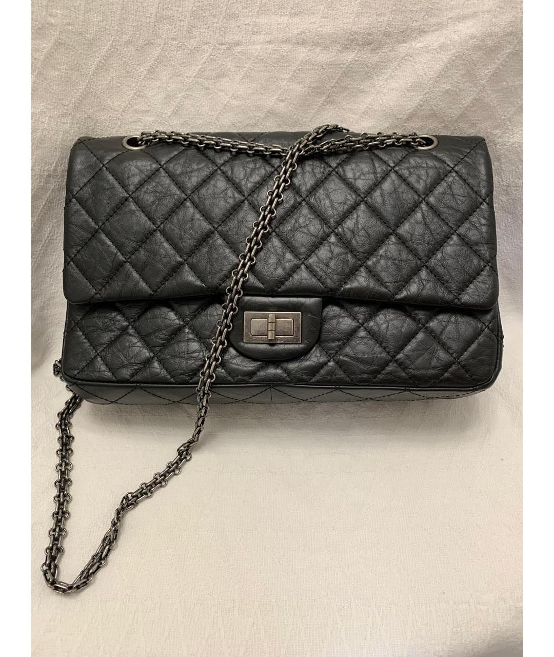 CHANEL Черная кожаная сумка через плечо, фото 2