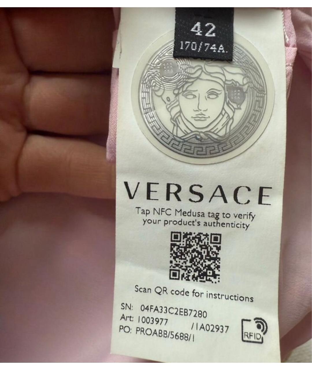 VERSACE Вискозная юбка мини, фото 5