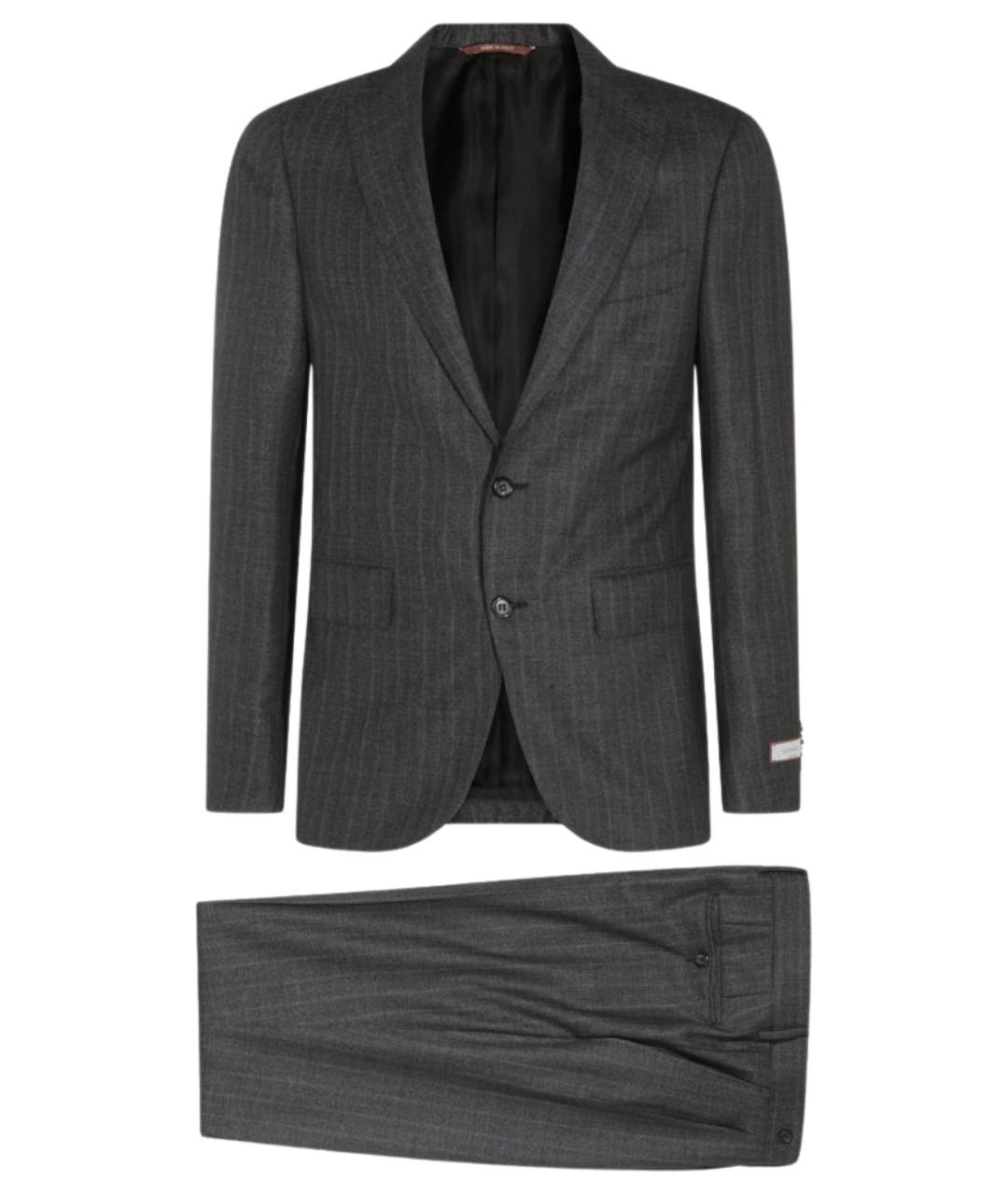 CANALI Антрацитовый классический костюм, фото 1
