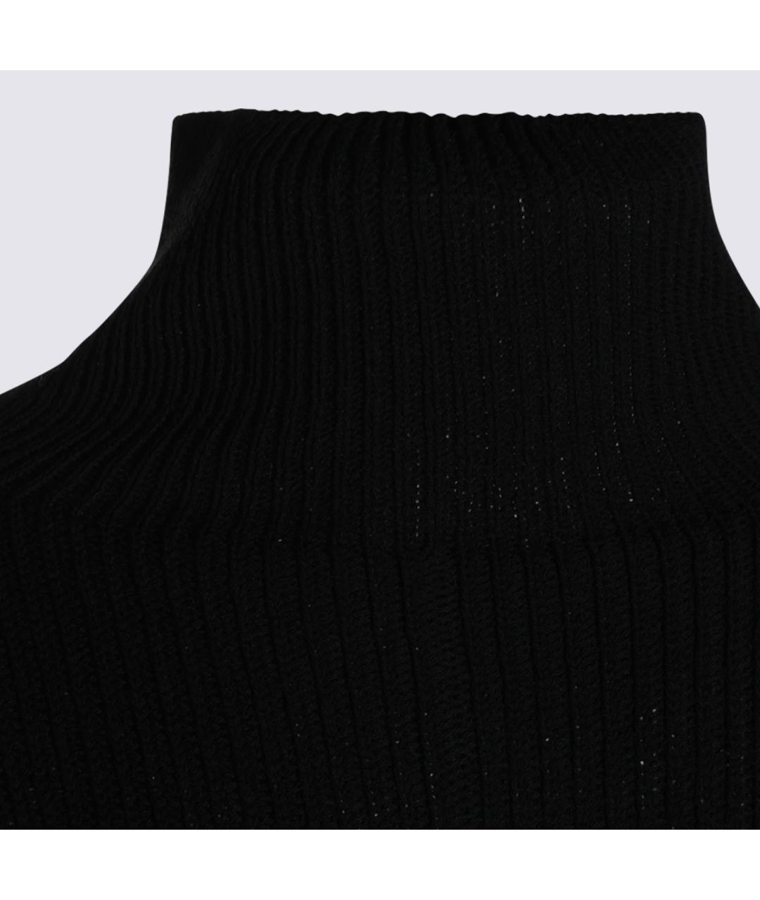RICK OWENS Черный шерстяной джемпер / свитер, фото 4