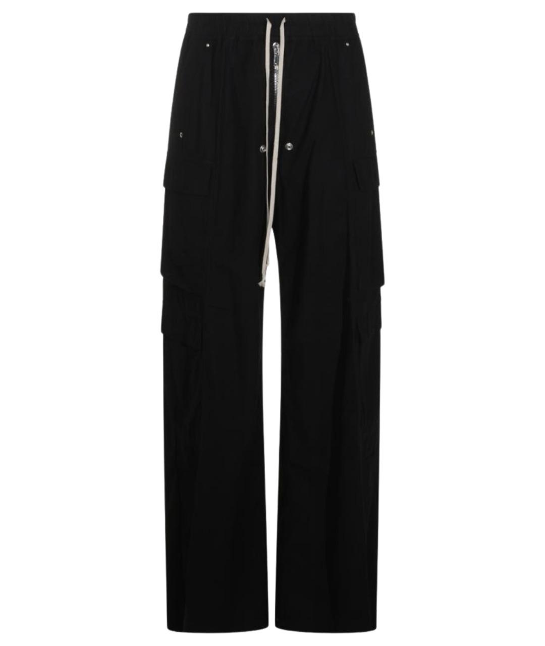 RICK OWENS DRKSHDW Черные хлопковые повседневные брюки, фото 1