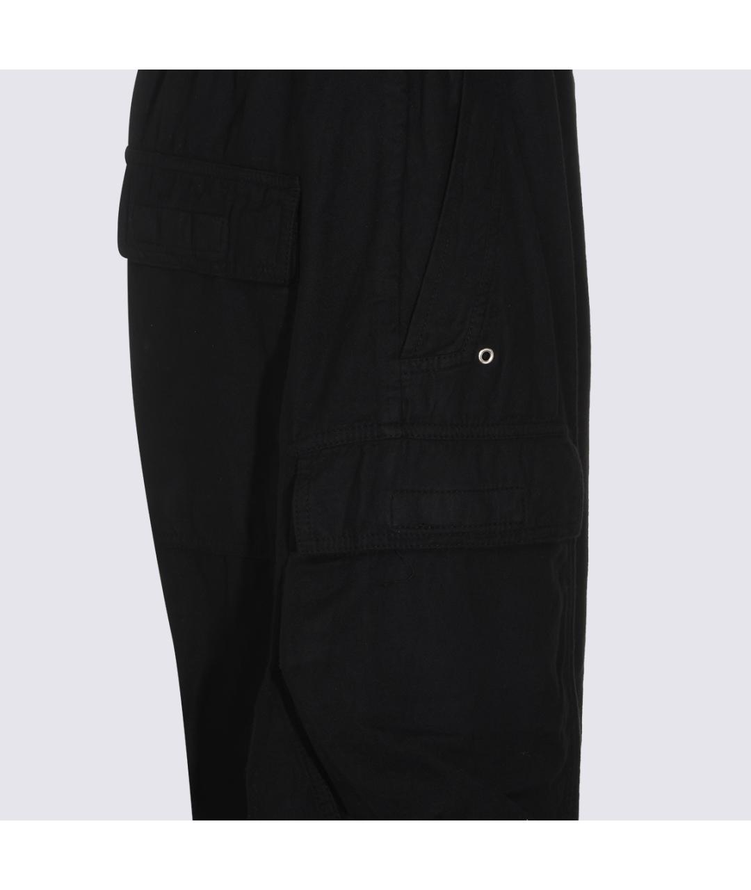 RICK OWENS DRKSHDW Черные хлопковые повседневные брюки, фото 4