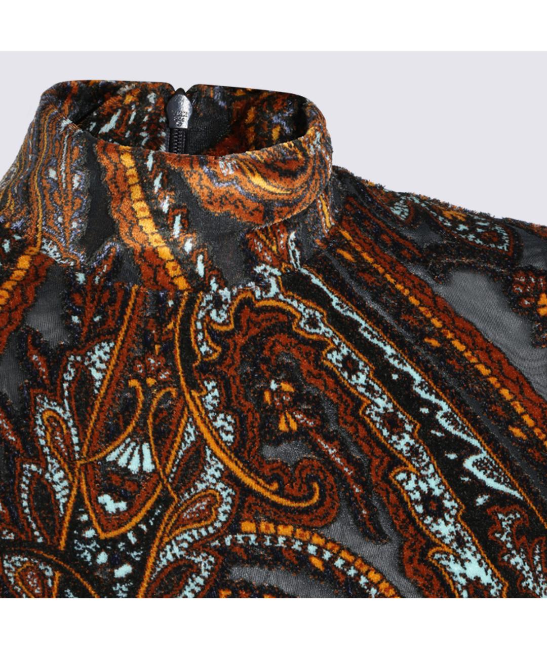 ETRO Мульти вискозное повседневное платье, фото 4