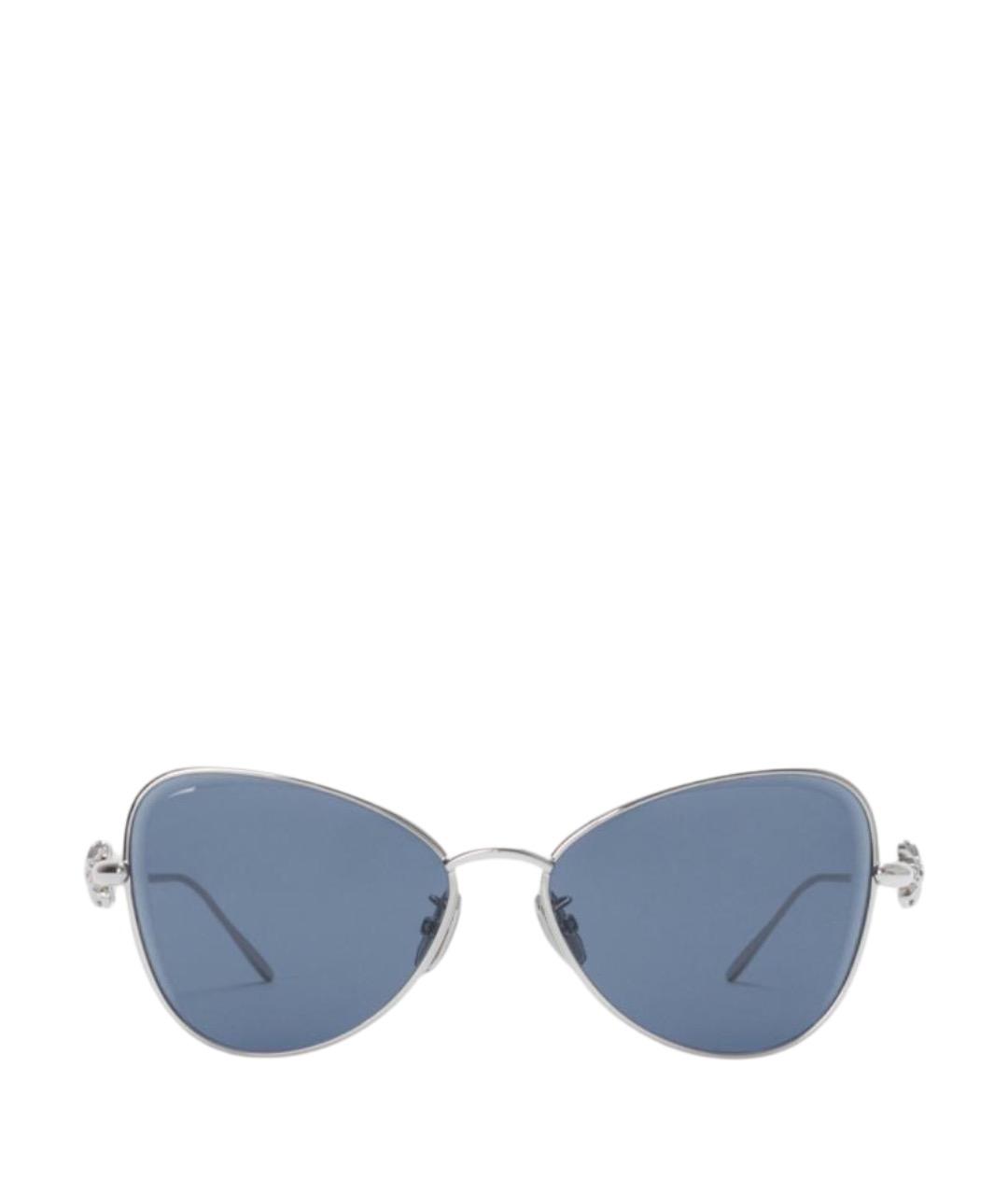 LOEWE Серебряные металлические солнцезащитные очки, фото 1