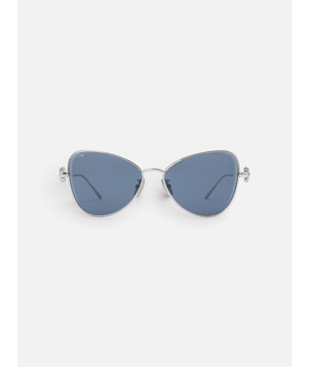 LOEWE Серебряные металлические солнцезащитные очки, фото 3