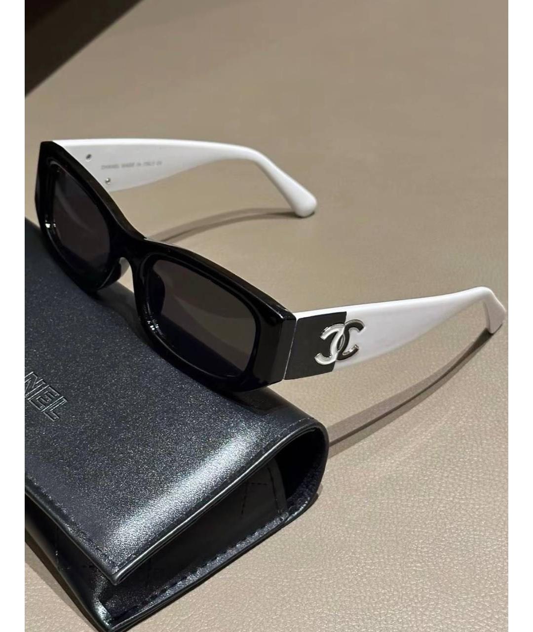 CHANEL Черные солнцезащитные очки, фото 7