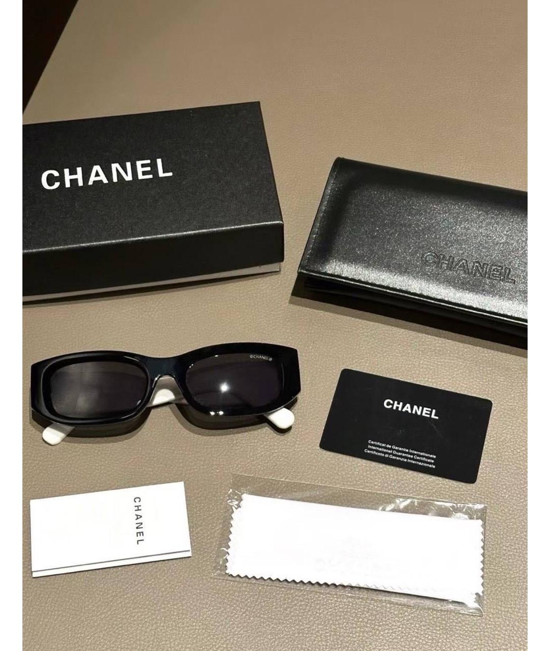 CHANEL Черные солнцезащитные очки, фото 5