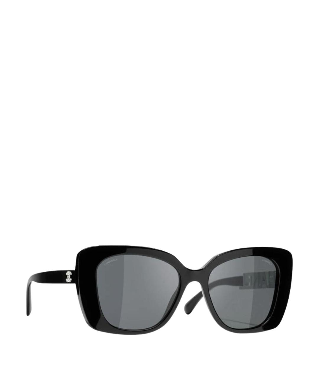 CHANEL Черные солнцезащитные очки, фото 1