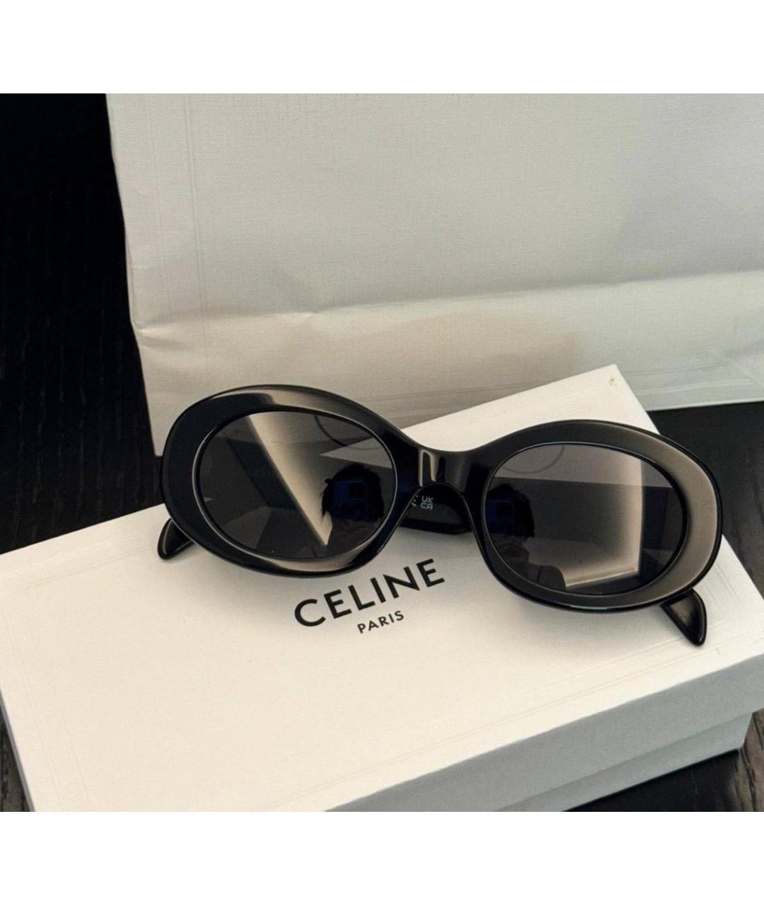 CELINE Черные солнцезащитные очки, фото 4