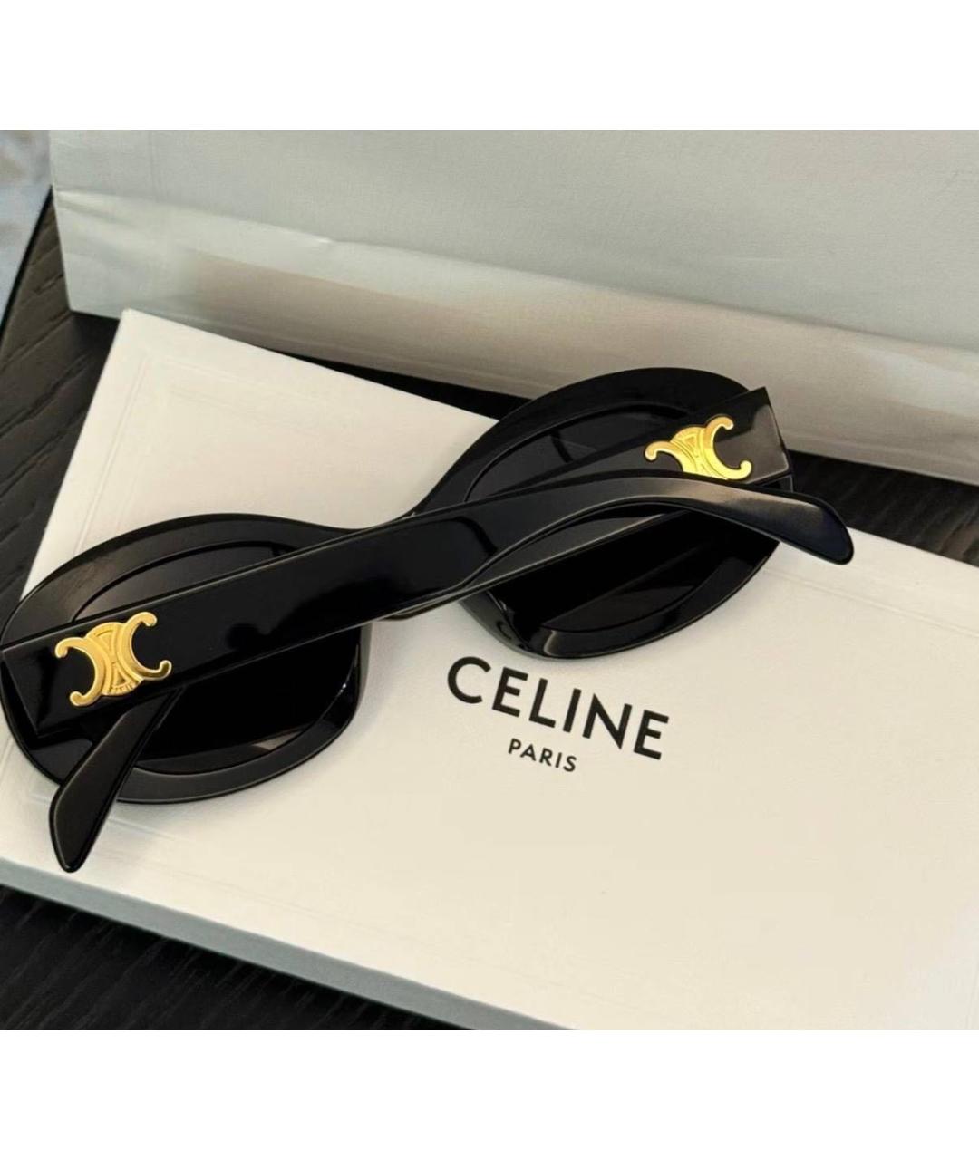 CELINE Черные солнцезащитные очки, фото 6
