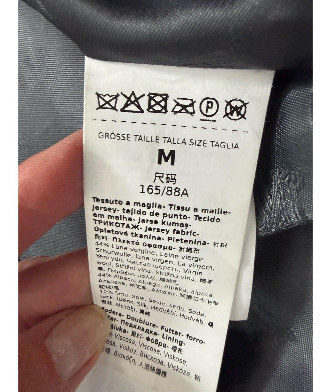 MAX MARA Серая шерстяная шуба, фото 5