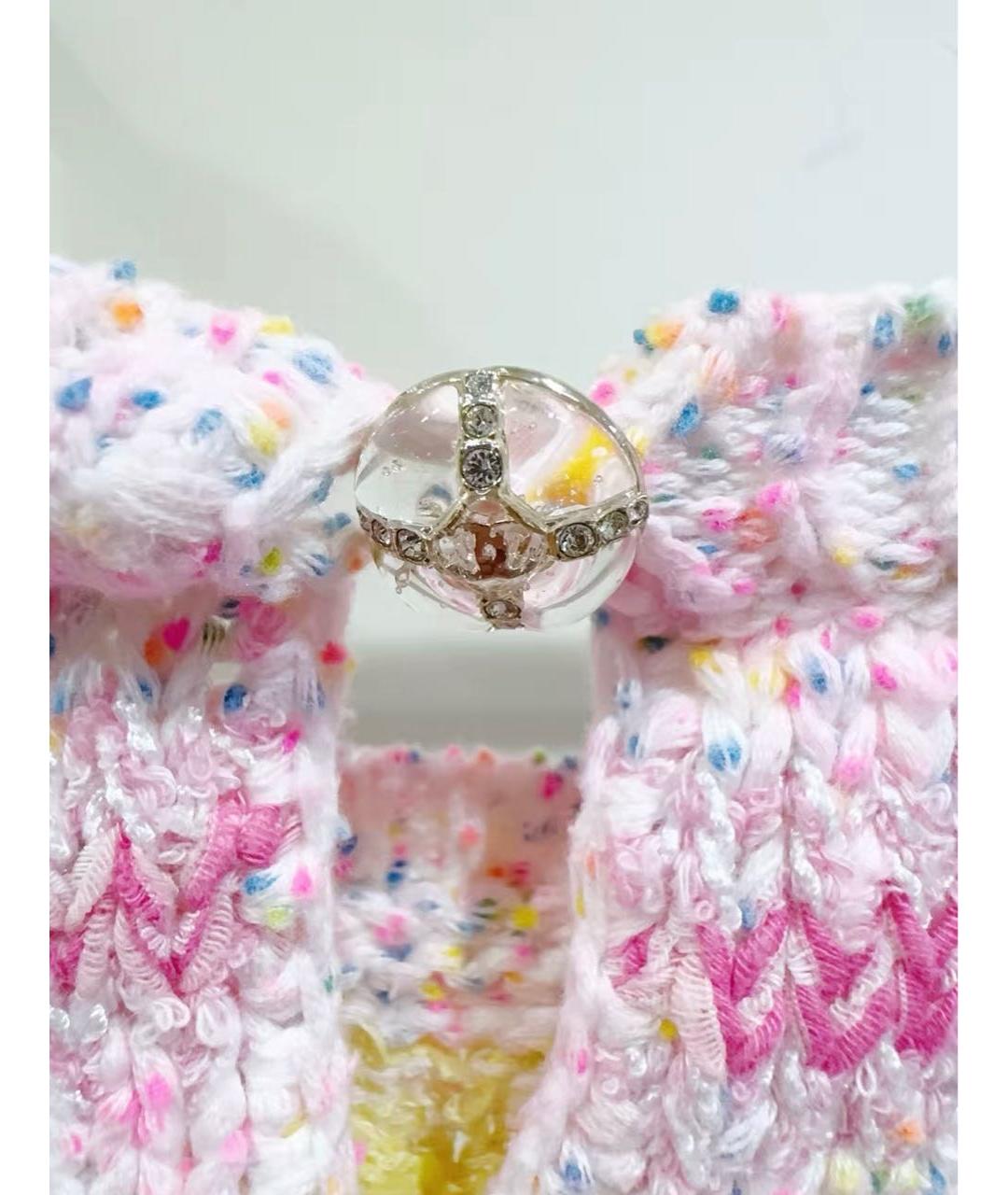CHANEL Розовая хлопковая жилетка, фото 3