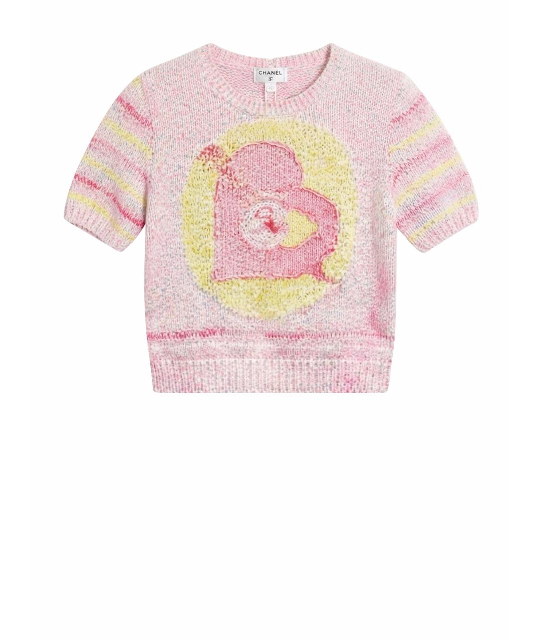 CHANEL Розовая хлопковая жилетка, фото 1