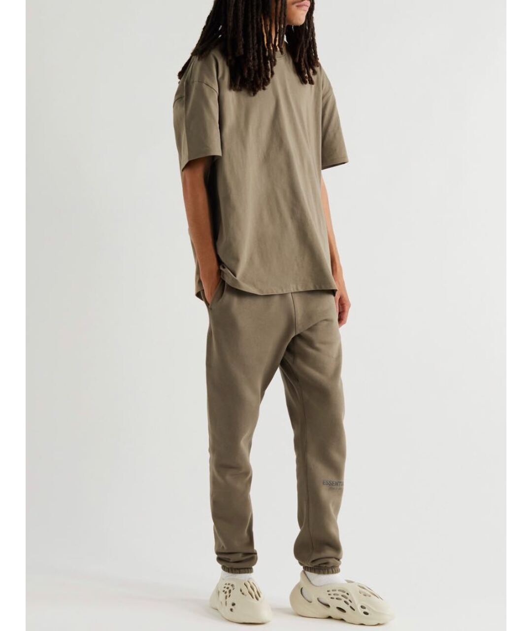 FEAR OF GOD ESSENTIALS Коричневая футболка, фото 5