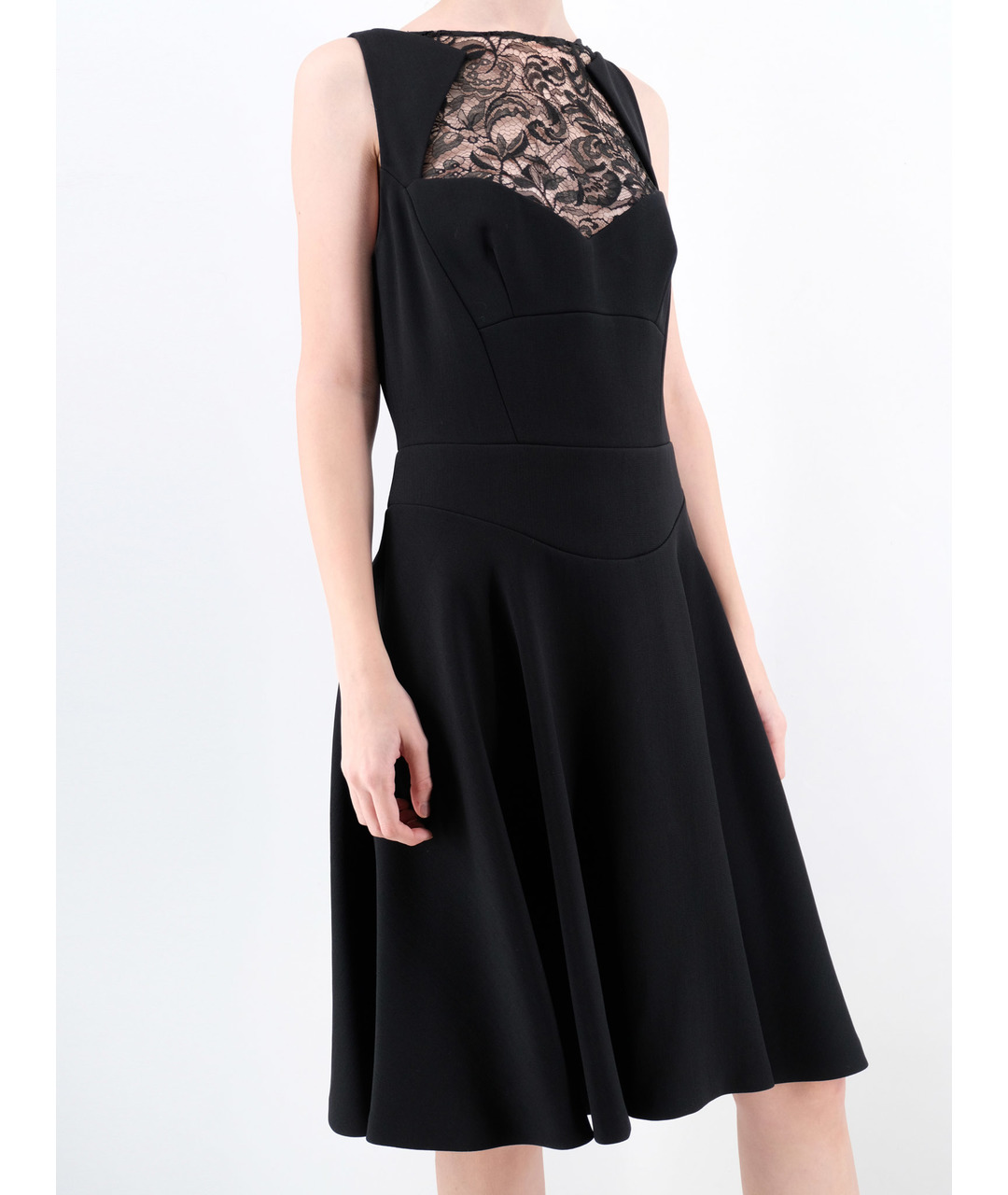 ELIE SAAB Черное вискозное коктейльное платье, фото 2