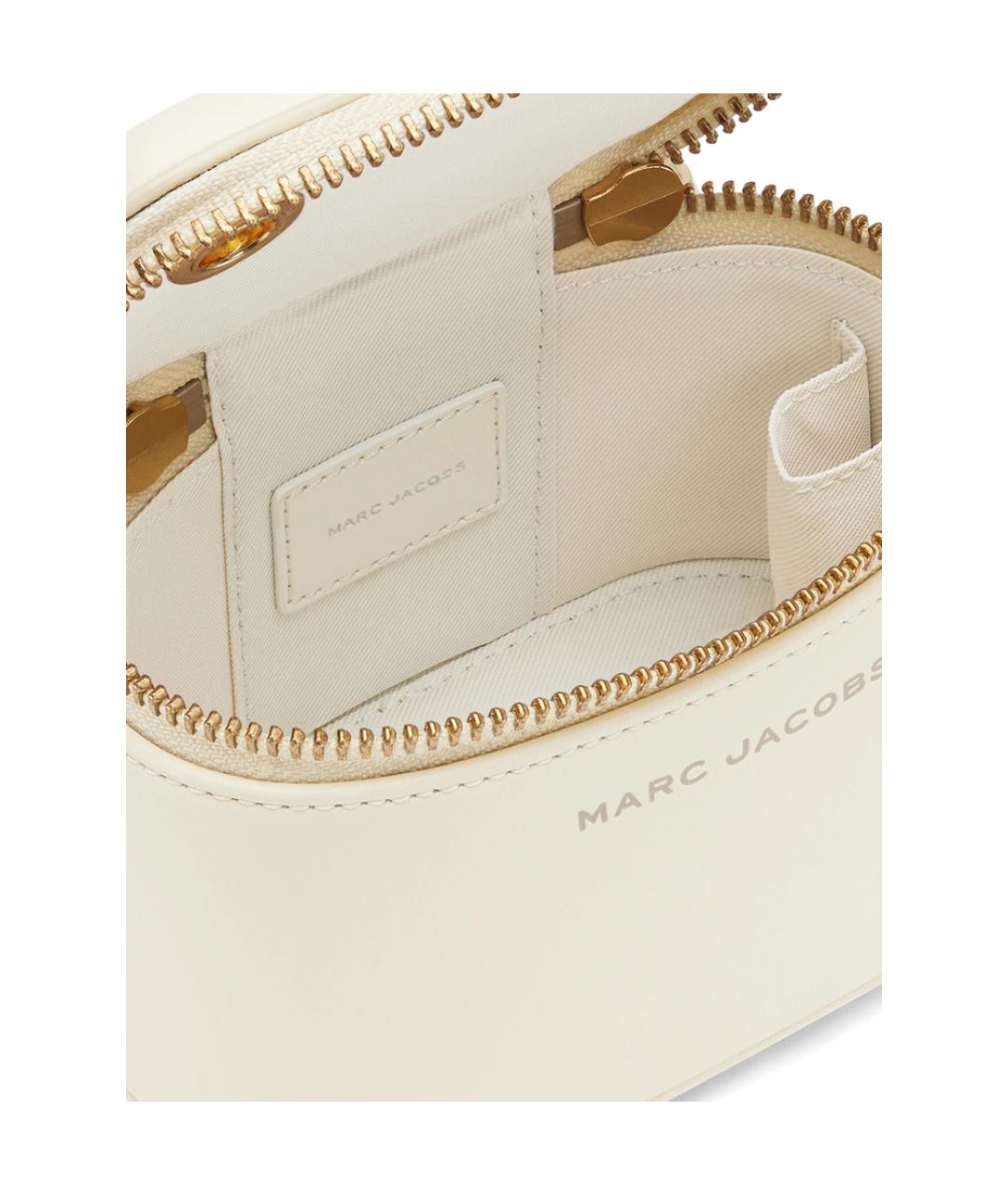 MARC JACOBS Бежевая кожаная сумка через плечо, фото 4