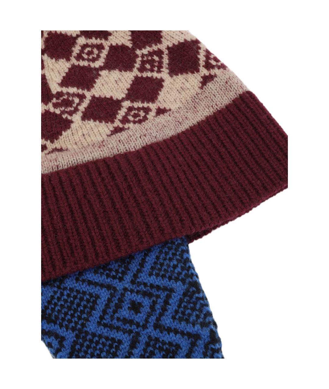 DRIES VAN NOTEN Мульти шерстяная шапка, фото 2