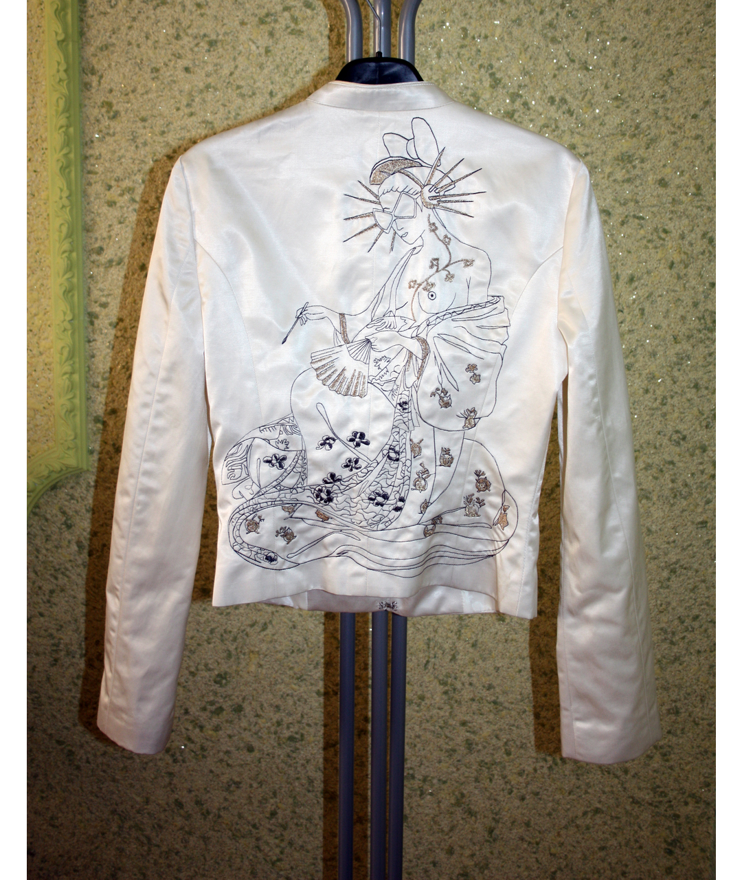JOHN RICHMOND Белый вискозный жакет/пиджак, фото 2