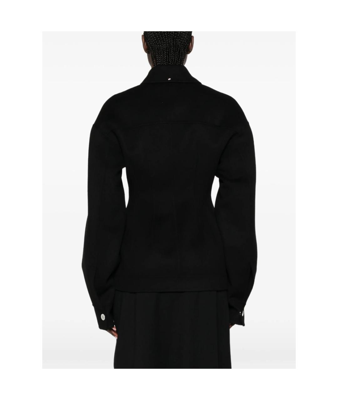 SPORTMAX Черная шерстяная куртка, фото 5