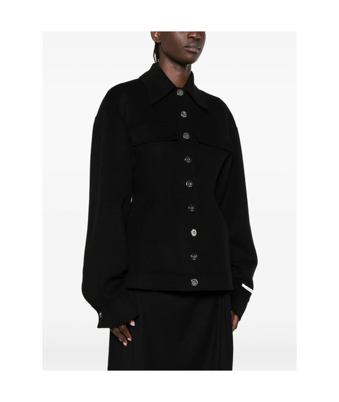 SPORTMAX Черная шерстяная куртка, фото 3