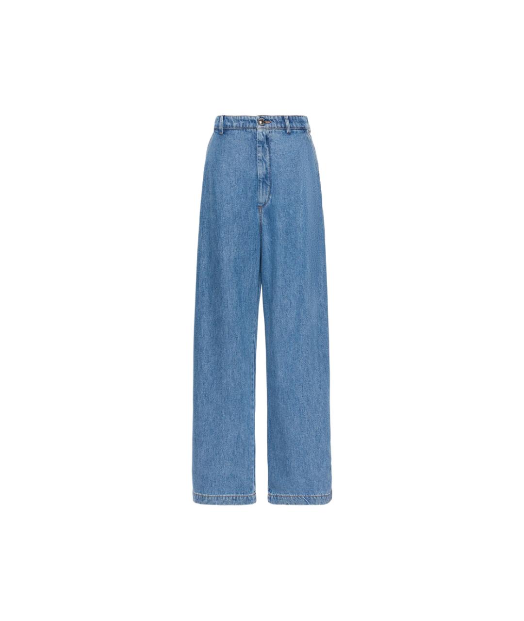 SPORTMAX Синие прямые джинсы, фото 1
