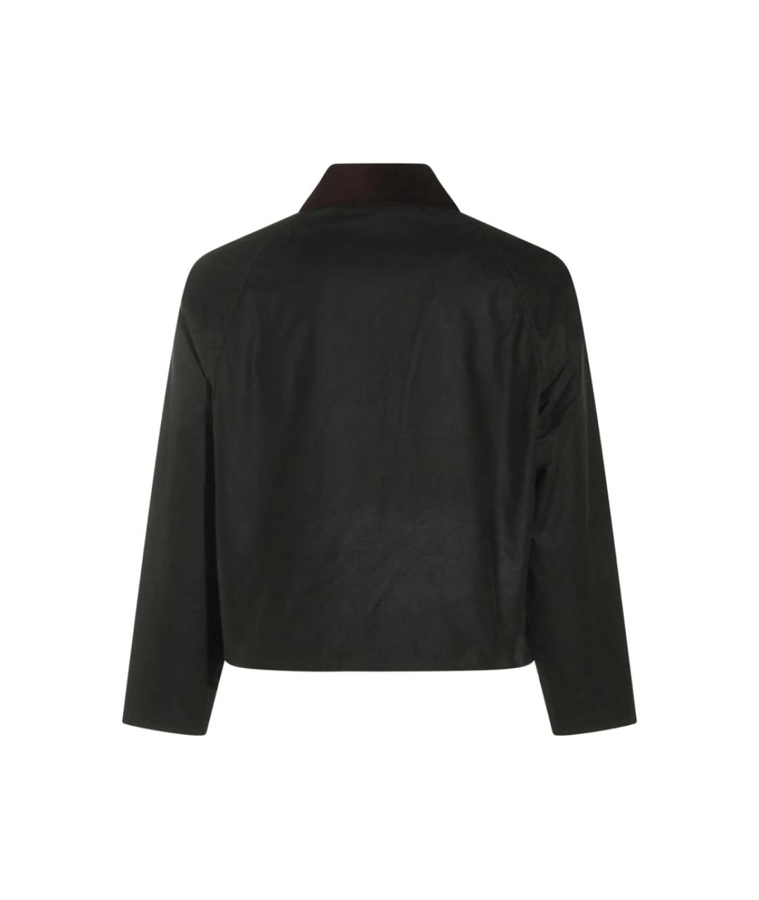 BARBOUR Черная хлопковая куртка, фото 4