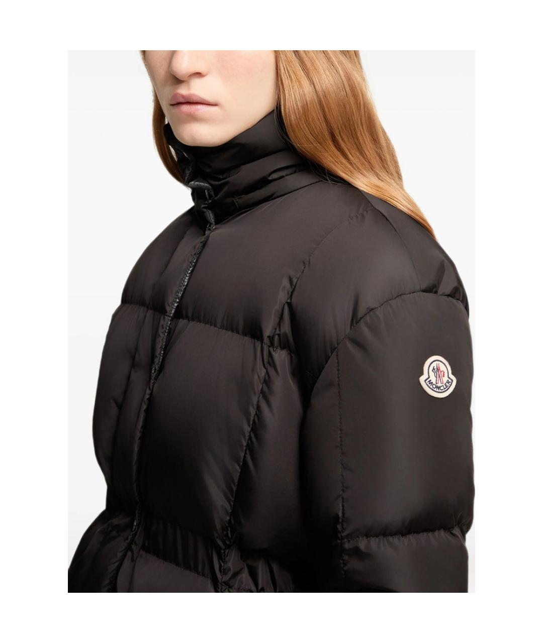 MONCLER Черный пуховик, фото 5