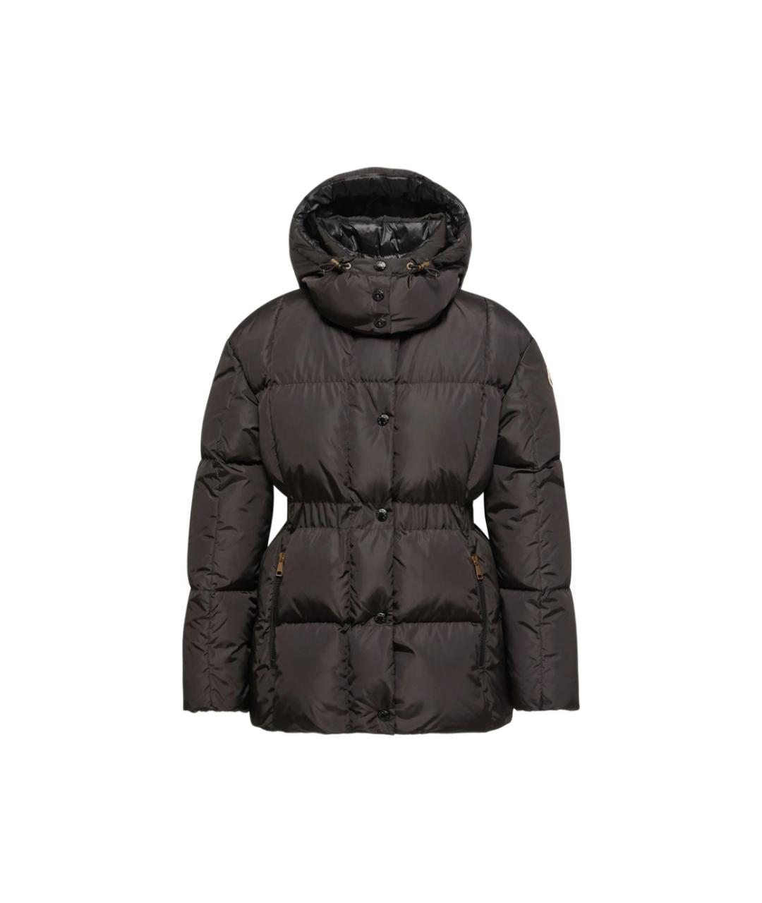 MONCLER Черный пуховик, фото 1